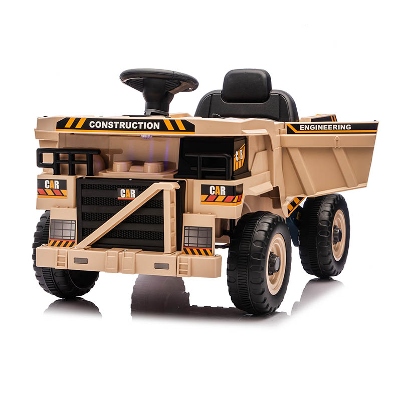 12V 2WD Kids Construction Truck Ride-On med MP3-afspiller