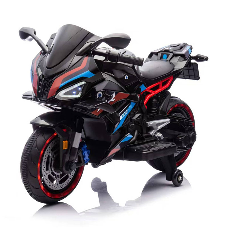 12V Big Size Ride-On Motorcykel Kan sidde to personer