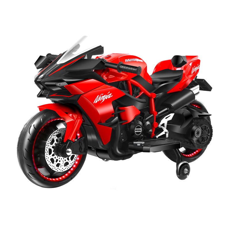 12V Big Size Ride-On motorcykel til ældre børn med musik og lys