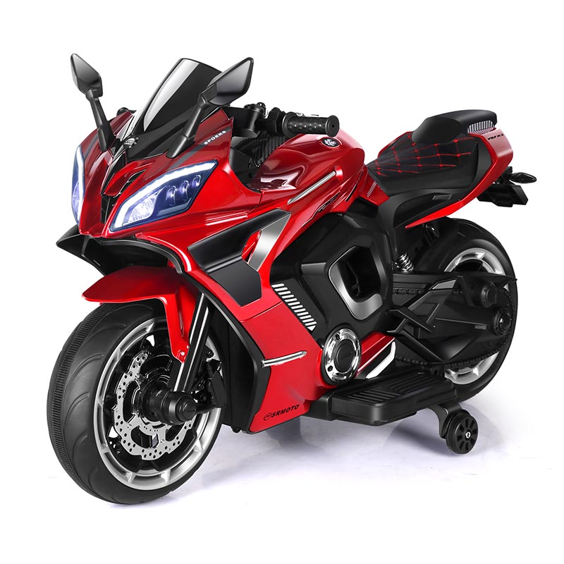 12V Dual Drive Kids elektrisk motorcykel med nøglestart