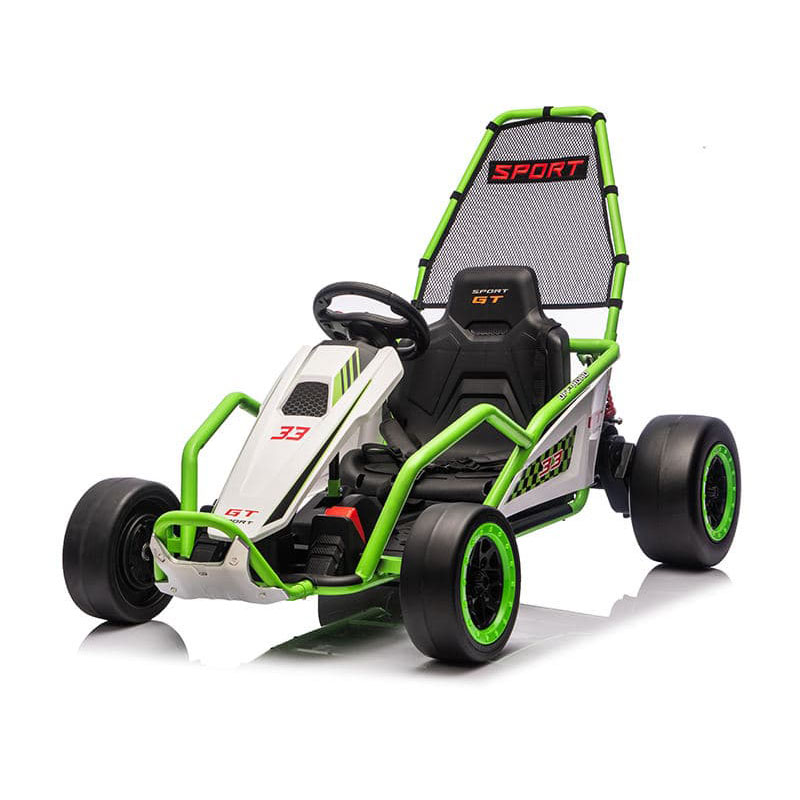 12V Kids Electric Drift Ride-On Go Kart med Bluetooth-musik