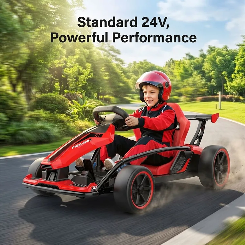 24v Kraftig Drift Electric Go Kart Ride on Car