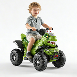 6V Kids Elektrisk Dinosaur ATV Ride-On Car