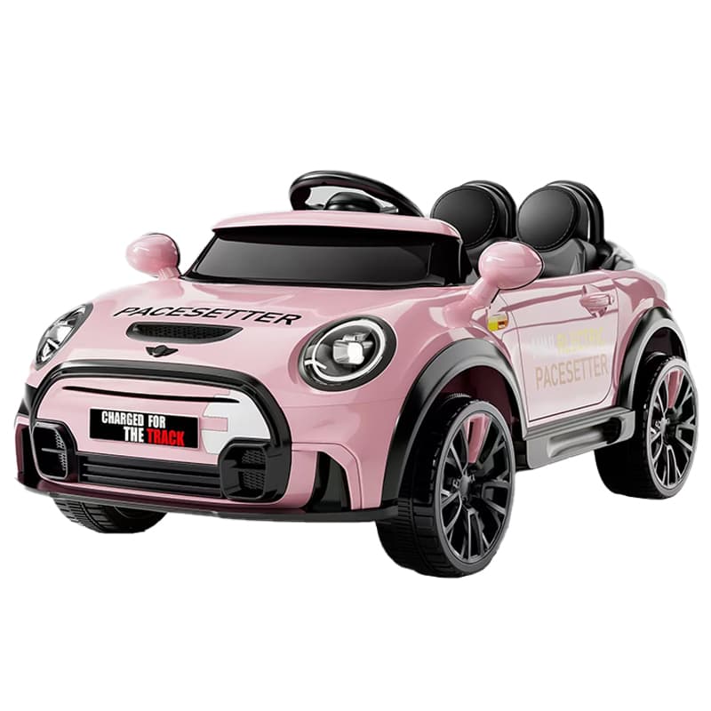 Kids Ride-On Car with Four-Wheel Shock Absorption, RC & Bluetooth
