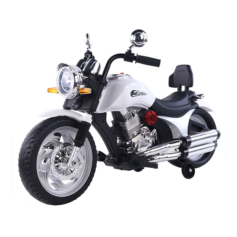 12V Big Size Ride-On Motorbike for Older Kids with One-Button Start