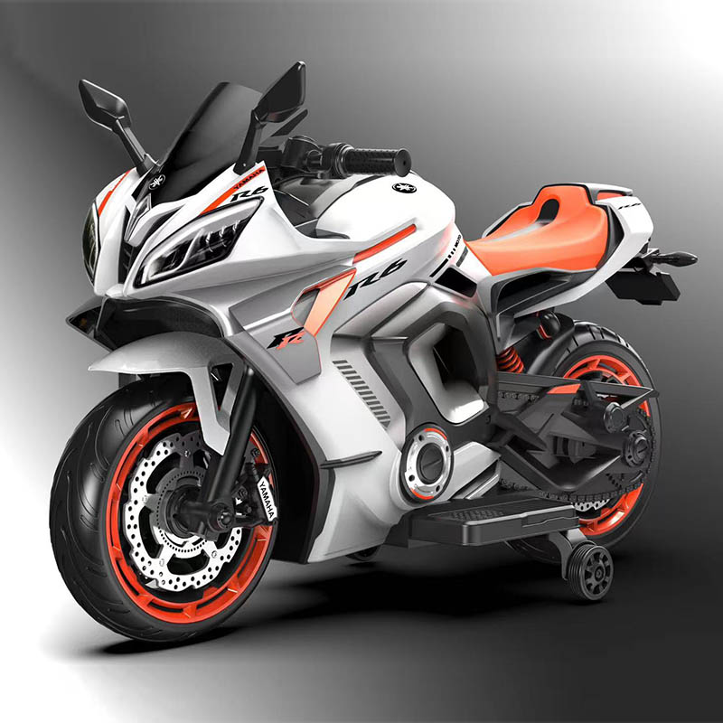 12V Dual Drive Kids Electric Motorcycle with Key Start