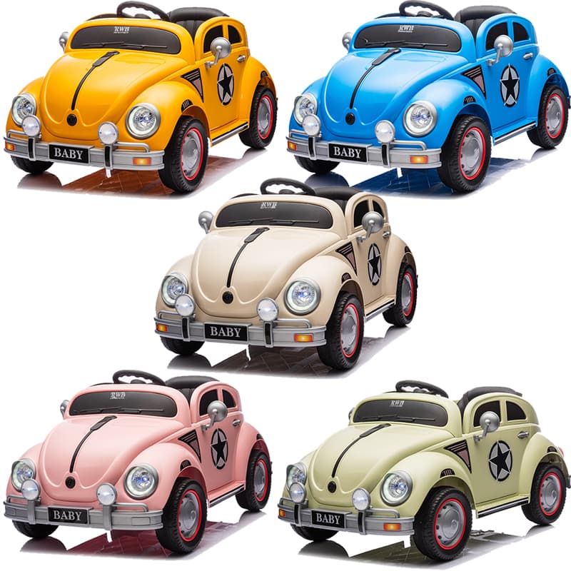 Børnekørsel med dobbeltdøre og fjernbetjening