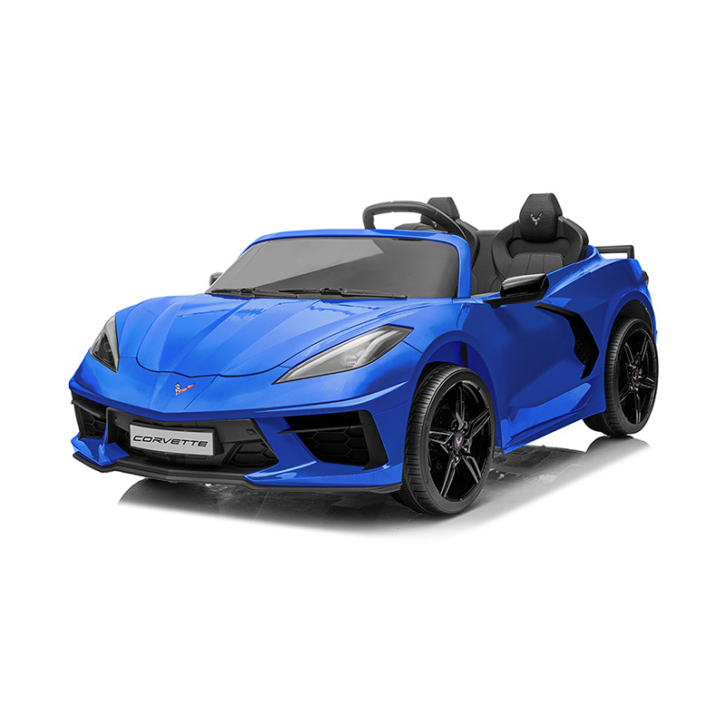 Ny 12v Kids Ride On Electric Car-licensed Corvette med fjernbetjening